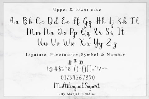 Chariska Font Manjali_Studio 