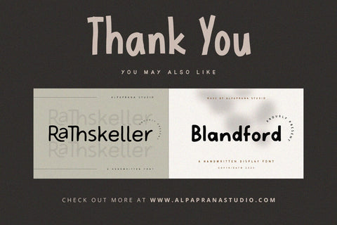 Charleville - Handwritten Font Font Alpaprana Studio 