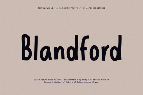 Charleville - Handwritten Font Font Alpaprana Studio 