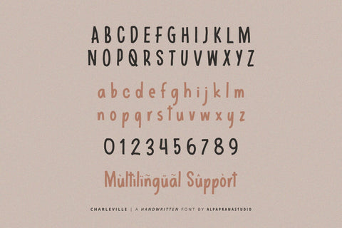 Charleville - Handwritten Font Font Alpaprana Studio 