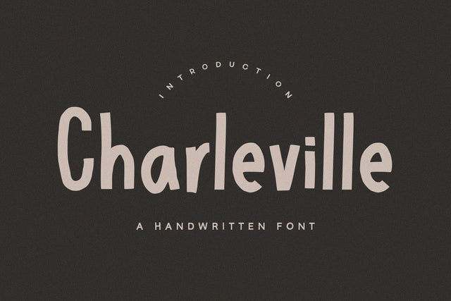 Charleville - Handwritten Font Font Alpaprana Studio 