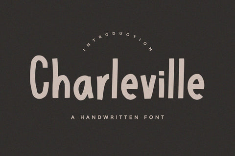 Charleville - Handwritten Font Font Alpaprana Studio 