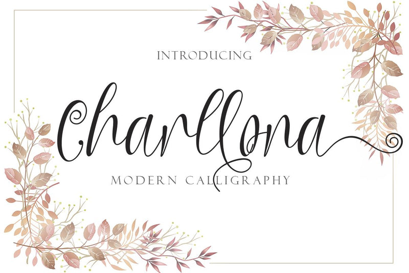 Charllona Font Prasetya Letter 