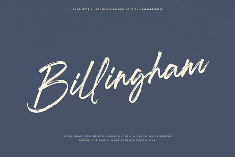 Charlotte - Brush Calligraphy Font Font Alpaprana Studio 