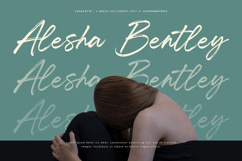 Charlotte - Brush Calligraphy Font Font Alpaprana Studio 