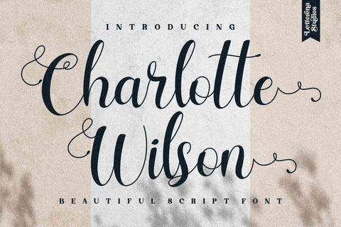 Charlotte Wilson Font Letterena Studios 