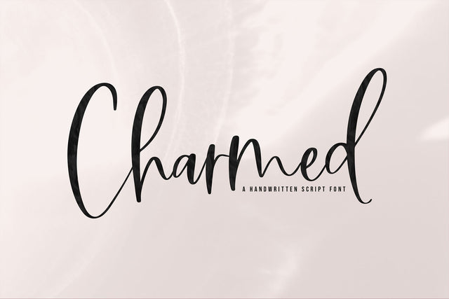 Charmed - Handwritten Script Font Font KA Designs 