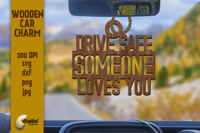 Charms Laser. Wooden Car Charms Laser Cut. Wooden Keychain SVG Evgenyia Guschina 