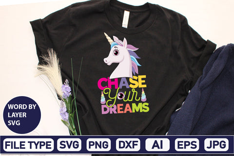 Chase Your Dreams SVG Cut File SVG DesignPlante 503 