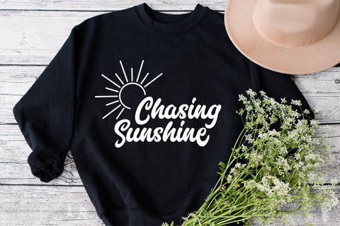 Chasing Sunshine svg, Summer svg, Lake Vibes, Vacation SVG, Lake SVG, Beach Life SVG, Summer Quote, svg, Sun Soaker Svg png jpg SVG Fauz 