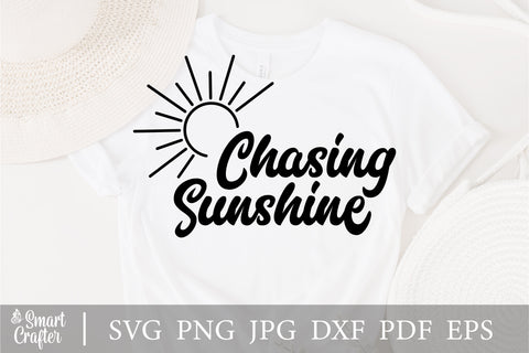 Chasing Sunshine svg, Summer svg, Lake Vibes, Vacation SVG, Lake SVG, Beach Life SVG, Summer Quote, svg, Sun Soaker Svg png jpg SVG Fauz 