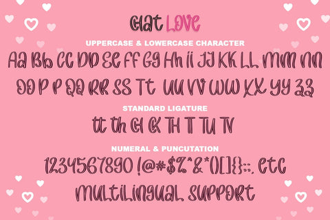 Chat Love Font Sakha Design Studio 