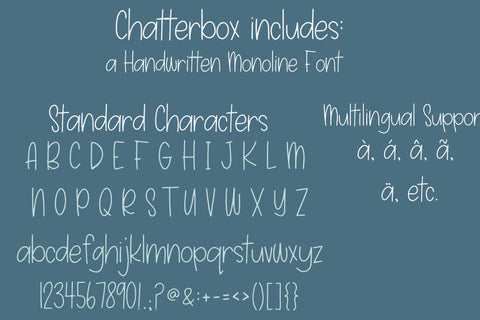 Chatterbox Font Designing Digitals 