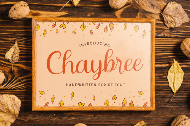 Chaybree - Handwritten Font Font StringLabs 