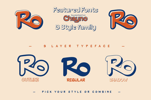 Chayno - Handwriting Font Font twinletter 