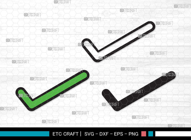 Check Mark SVG Cut File | Tick Mark Svg | Check Box Svg | Cross Mark Svg | Checkbox | Check Mark Clipart SVG ETC Craft 