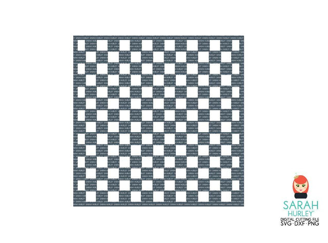 Checkerboard Template SVG Sarah Hurley 