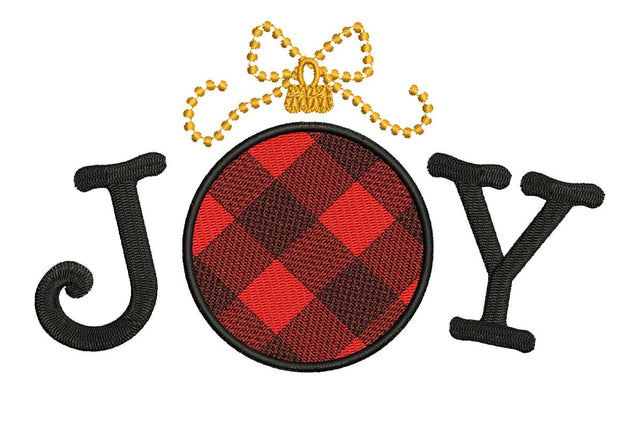 Checkered Christmas Ball Embroidery Design Embroidery/Applique DESIGNS NextEmbroidery 