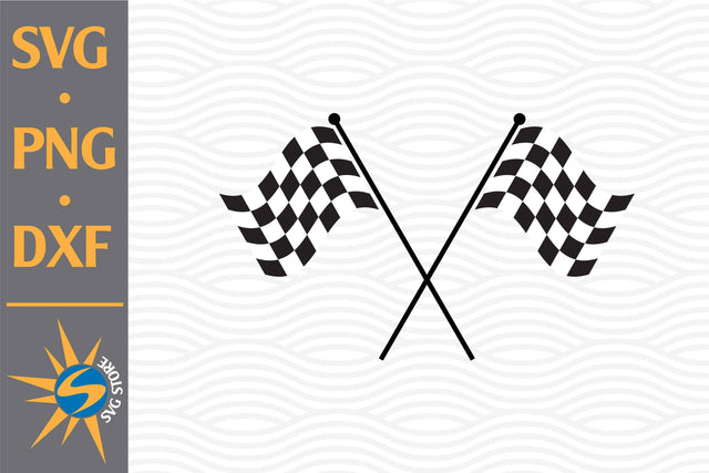 Checkered Flag SVG, PNG, DXF Digital Files Include SVG SVGStoreShop 