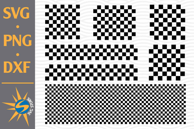 Checkered Pattern SVG, PNG, DXF Digital Files Include SVG SVGStoreShop 