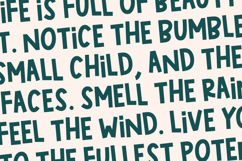 Cheeky Chic | Bounce Sans Serif Font Jimtype Studio 