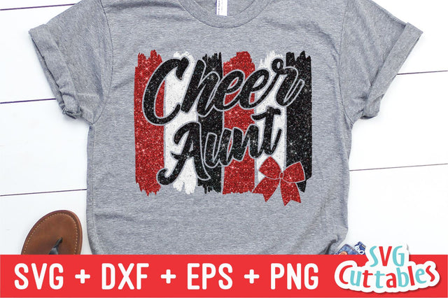 Cheer Aunt Svg Cuttables 