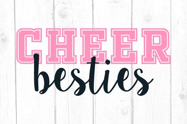 Cheer Besties Svg SVG cricutfilesmg 