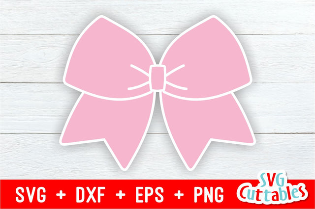 Cheer Bow SVG Svg Cuttables 