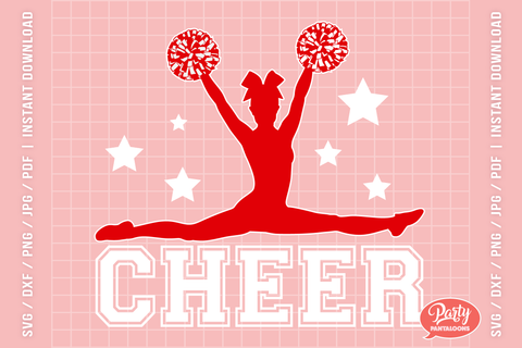 CHEER BUNDLE 01 | cheerleading SVG bundle SVG Partypantaloons 