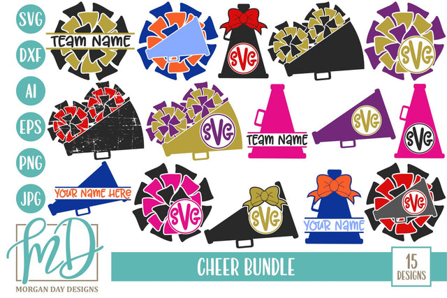 Cheer Bundle SVG Morgan Day Designs