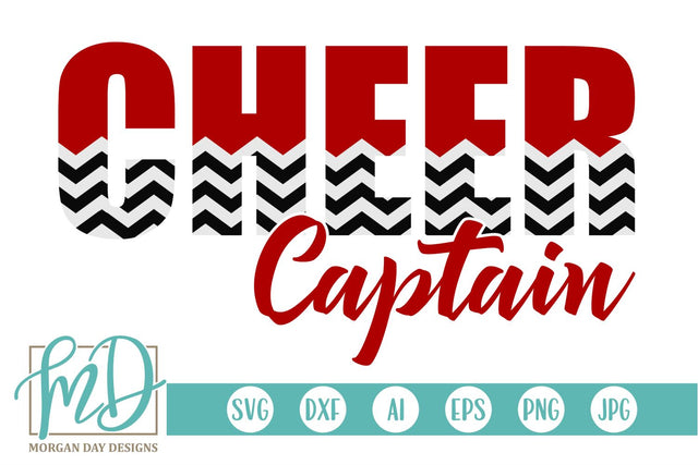 Cheer Captain SVG Morgan Day Designs 