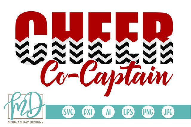 Cheer Co-Captain SVG Morgan Day Designs 