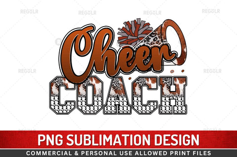 Cheer coach Sublimation Design Sublimation Regulrcrative 