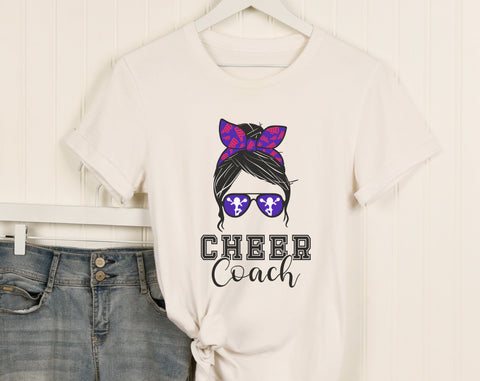 Cheer Coach SVG Bundle, 6 Designs, Cheer Coach SVG, Cheer Coach Messy Bun SVG, This Is What An Awesome Cheer Coach Looks Like SVG, Cheer Coach Leopard SVG SVG HappyDesignStudio 