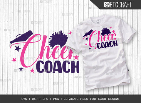 Cheer Coach SVG Bundle, Cheerleading Svg, Cheer Svg, Cheer Life Svg, Cheer Team Svg, Cheer Quotes, ETC T00149 SVG ETC Craft 