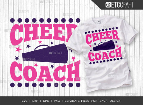 Cheer Coach SVG Bundle, Cheerleading Svg, Cheer Svg, Cheer Life Svg, Cheer Team Svg, Cheer Quotes, ETC T00149 SVG ETC Craft 