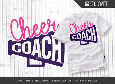 Cheer Coach SVG Bundle, Cheerleading Svg, Cheer Svg, Cheer Life Svg, Cheer Team Svg, Cheer Quotes, ETC T00149 SVG ETC Craft 