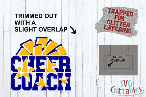 Cheer Coach svg - Cheer Cut File - svg - dxf - eps - png - Cheer Coach Cut File - Pom Pom - Silhouette - Cricut - Digital Download SVG Svg Cuttables 