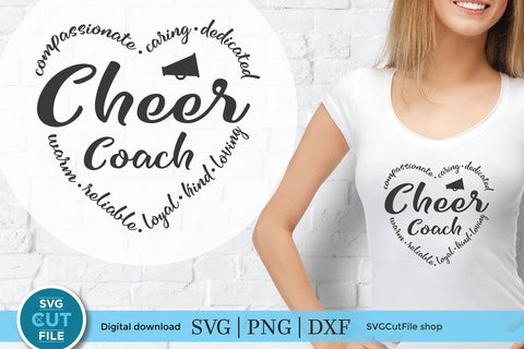Cheer coach svg, coach svg, cheer coach appreciation SVG SVG Cut File 