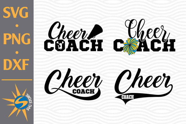 Cheer Coach SVG, PNG, DXF Digital Files Include SVG SVGStoreShop 