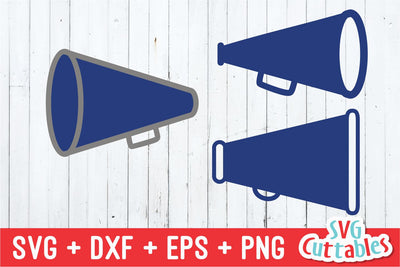 Cheer Cones Cheer Megaphones SVG Svg Cuttables 