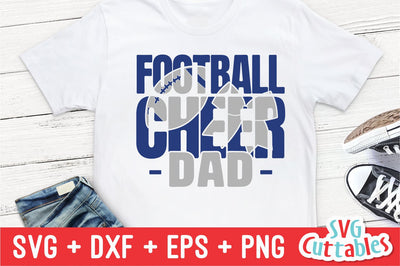Cheer Dad and Football Dad svg - Football Dad svg - eps - dxf - png - Cheer Dad - Cut File - Silhouette - Cricut - Digital Download SVG Svg Cuttables 
