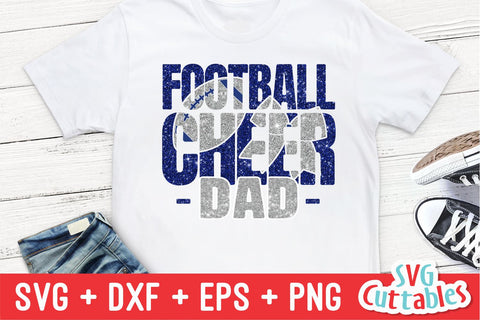 Cheer Dad and Football Dad svg - Football Dad svg - eps - dxf - png - Cheer Dad - Cut File - Silhouette - Cricut - Digital Download SVG Svg Cuttables 
