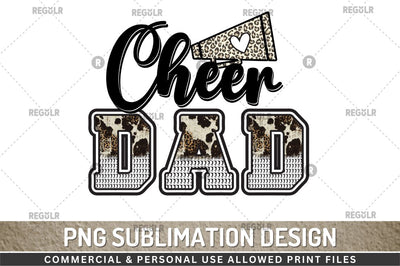 Cheer dad Sublimation Design Sublimation Regulrcrative 