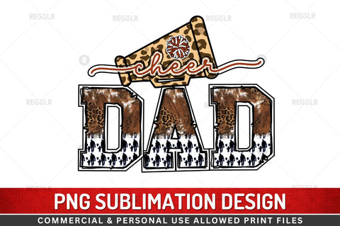 Cheer dad Sublimation Design Sublimation Regulrcrative 