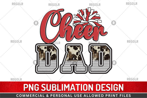 Cheer dad Sublimation Design Sublimation Regulrcrative 