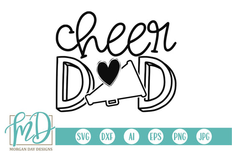 Cheer Dad SVG Morgan Day Designs 