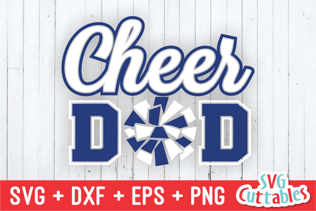 Cheer Dad SVG Svg Cuttables 