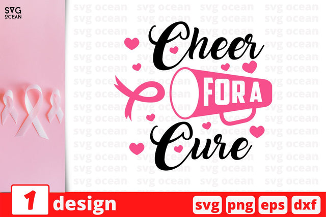 Cheer for a cure SVG Cut File SVG SvgOcean 