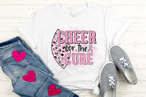 Cheer for the Cure | Breast Cancer Sublimation Sublimation CraftLabSVG 